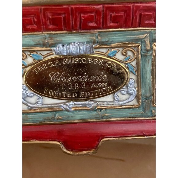 SF Music Box Co Chinoiserie Carousel Horse Ltd Ed Maureen Drdak Chariots of Fire - Picture 7 of 16
